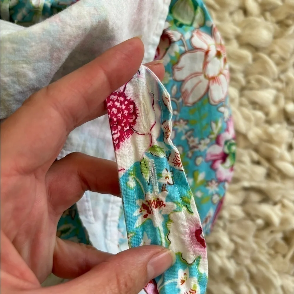 Tutu & Lulu turquoise floral bubble romper 6-12 m